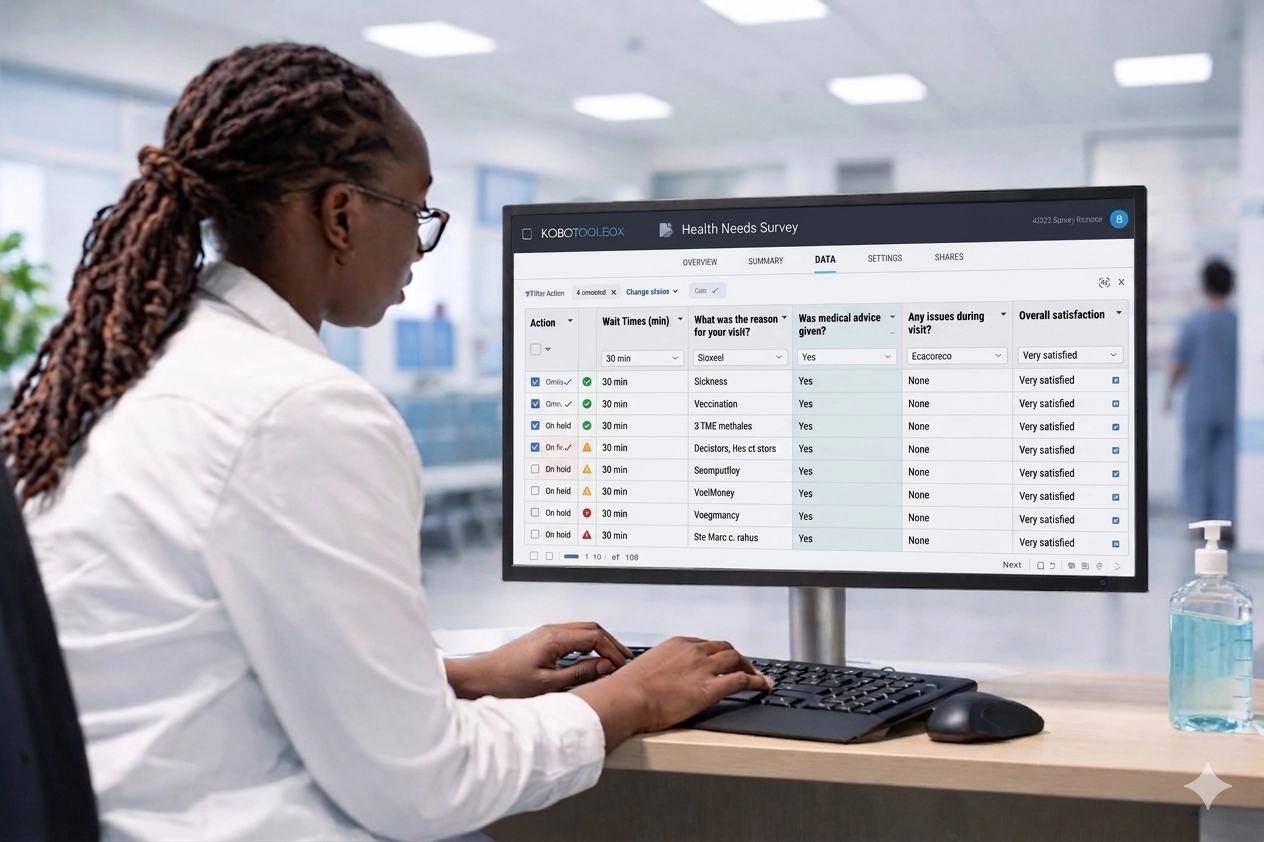 Image depicting Data Collection Using KoboToolbox in Health and Healthcare Sector on Apollina Healthcare website